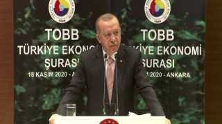 Cumhurbaşkanı Erdoğan TOBB Türkiye Ekonomi Şurası'nda konuşma yaptı