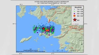 Kandilli'den İzmir depremi açıklaması.. İşte harita..