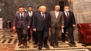 MHP Lideri Bahçeli TBMM'de!