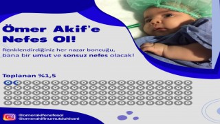 SMA Hastası Ömer Akif bebek için bağış çağrısı