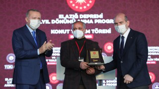 Bakan Soylu ve Kurum Elazığ'da konuştu