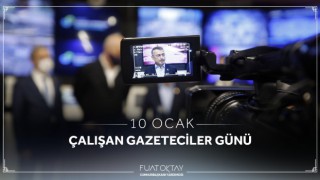 Cumhurbaşkanı Yardımcısı Oktay'dan, 10 Ocak Çalışan Gazeteciler Günü mesajı