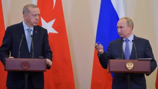 Cumhurbaşkanı Erdoğan, Putin ile Filistin'i görüştü