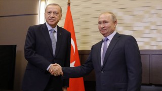 Cumhurbaşkanı Erdoğan, Rusya Devlet Başkanı Putin'le görüştü