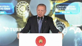 Cumhurbaşkanı Erdoğan'dan Türksat 5A Uydusu Hizmete Alma Töreni'nde önemli açıklamalar