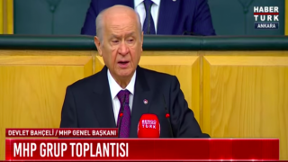 MHP lideri Bahçeli grup toplantısında konuşuyor