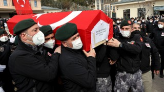 Şehit Özel Harekat Şube Müdürü Hayrettin Eren son yolculuğuna uğurlandı