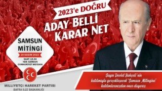 MHP Lideri Devlet Bahçeli Samsun’da bölge mitingi yapacak